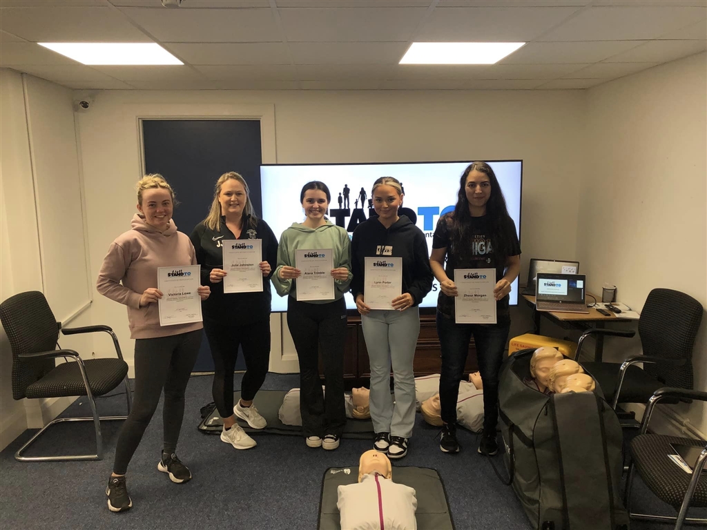 AED & CPR Training Completed